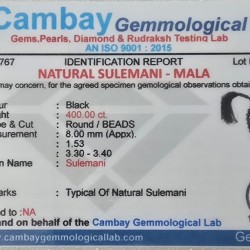 Sulemani Hakik Mala | Original 108 Beads | Natural Healing Stone Rosary